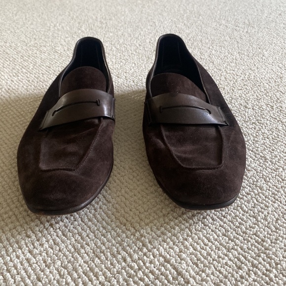 “Dark Brown Suede L’Asola loafers” from Zegna - Picture 5 of 6